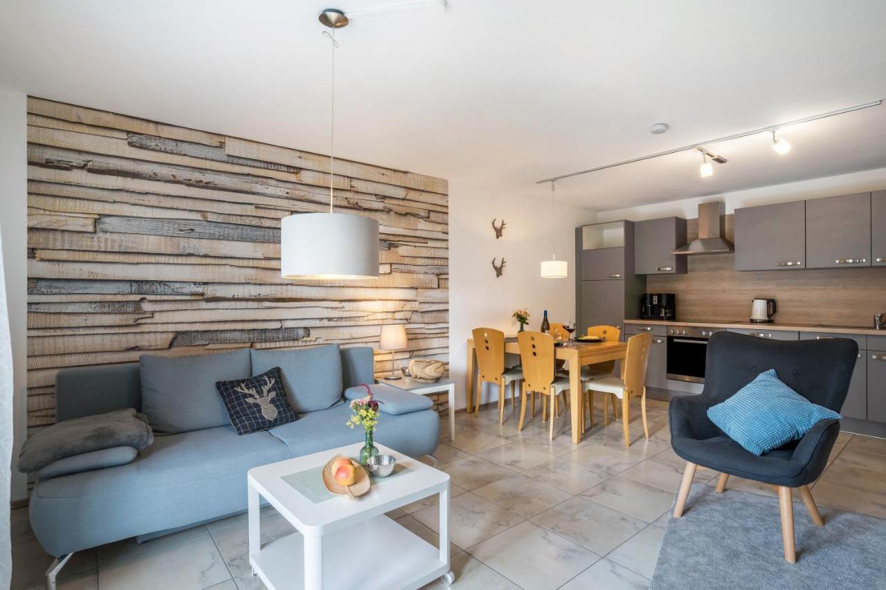 Ferienwohnung Hohfelsenblick 제바흐 외부 사진